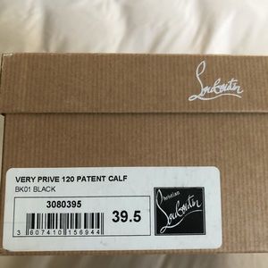 Christian Louboutin Calf Peep Toe Pump